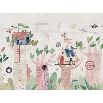 Livingwalls Wald-Wandbild - Kinderzimmer Dekor Livingwalls Wald-Wandbild - Kinderzimmer Dekor