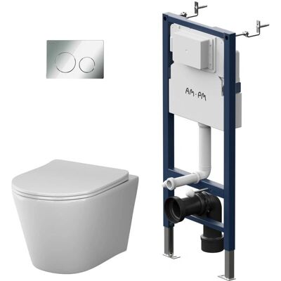 AM.PM - IIS90151.PA1900 - Wand-WC - Soft-Close - Toilet AM.PM - IIS90151.PA1900 - Wand-WC - Soft-Close - Toilet