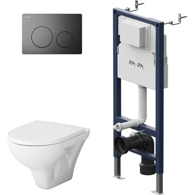 AM.PM - IIS90138.TA1700 - Wandhängend - Integrierter Spülkasten - toilet set AM.PM - IIS90138.TA1700 - Wandhängend - Integrierter Spülkasten - toilet set