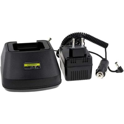 Powery Akku-Ladegerät für Walkie Talkie - NiMH, Li-Ion - Schwarz - Walkie Talkie Ladegerät Powery Akku-Ladegerät für Walkie Talkie - NiMH, Li-Ion - Schwarz - Walkie Talkie Ladegerät