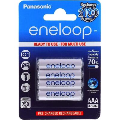 Dobíjecí baterie Panasonic Eneloop HR03 750mAh - Dobíjecí baterie Dobíjecí baterie Panasonic Eneloop HR03 750mAh - Dobíjecí baterie
