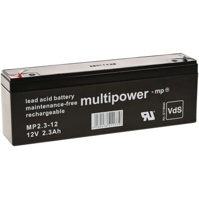 Powery Olověná Baterie - Kompatibilní s MP2.2-12 Vds Powery Olověná Baterie - Kompatibilní s MP2.2-12 Vds