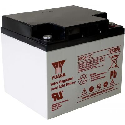 Yuasa NP38-12I Vds olověná baterie - 38Ah/456Wh, Dobíjecí Yuasa NP38-12I Vds olověná baterie - 38Ah/456Wh, Dobíjecí