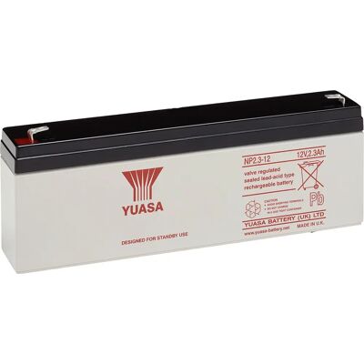 Baterie na olovo YUASA NP2.3-12 - Dobíjecí, 12V, 2300mAh Baterie na olovo YUASA NP2.3-12 - Dobíjecí, 12V, 2300mAh