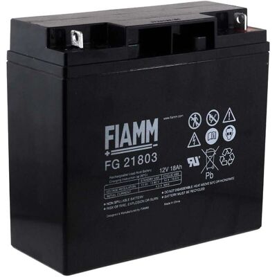 Fiamm Olovo-alkalická baterie FG21803 12V 18Ah - Baterie Fiamm Olovo-alkalická baterie FG21803 12V 18Ah - Baterie