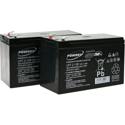 Powery Ersatzbatterie für APC Smart-UPS 750 - 12V 7,2Ah Powery Ersatzbatterie für APC Smart-UPS 750 - 12V 7,2Ah