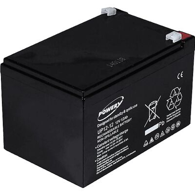 Powery RBC 4 Baterie - 12V 12Ah Olovo-alkalická Kompatibilní Powery RBC 4 Baterie - 12V 12Ah Olovo-alkalická Kompatibilní