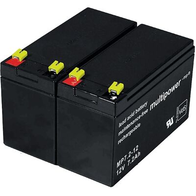 Baterie Powery RBC 5 - 12V 7,2Ah Olovo-kyselina - Sada 2 Baterie Powery RBC 5 - 12V 7,2Ah Olovo-kyselina - Sada 2