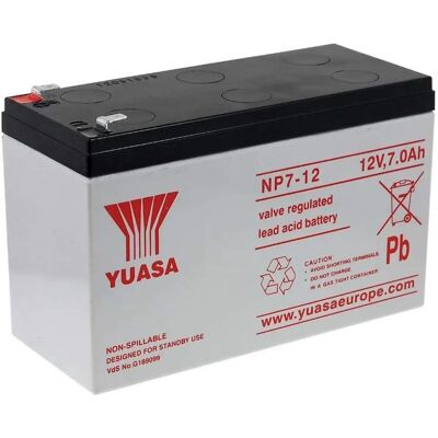 Yuasa 12V 7Ah Olověná Baterie pro Invalidní vozíky a Skútory Yuasa 12V 7Ah Olověná Baterie pro Invalidní vozíky a Skútory