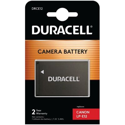 Duracell DRCE12 Lithium-Ion Kameraakku - Kamera Akku Duracell DRCE12 Lithium-Ion Kameraakku - Kamera Akku