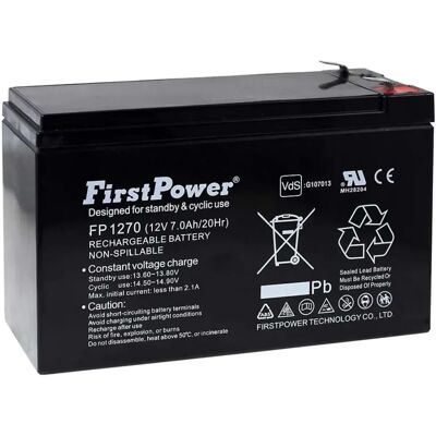 Batería de Gel de Plomo FirstPower RBC17 7Ah 12V - Batería Batería de Gel de Plomo FirstPower RBC17 7Ah 12V - Batería
