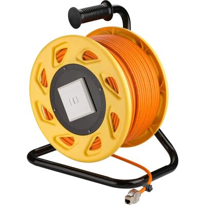 Goobay 58938 Network Cable Reel, 90m Orange Goobay 58938 Network Cable Reel, 90m Orange