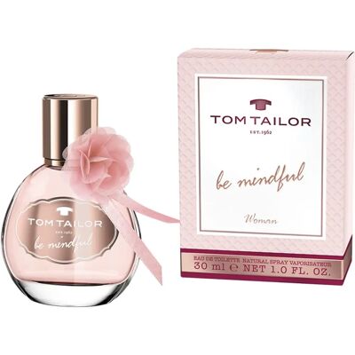 Tom Tailor Be Mindfull Woman EDT - 30ml Parfum léger, frais, unique pour femmes Tom Tailor Be Mindfull Woman EDT - 30ml Parfum léger, frais, unique pour femmes