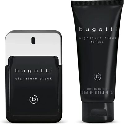 Bugatti Signature Black - EDT 100 ml + sprchový gel 200 ml - Parfémová sada Bugatti Signature Black - EDT 100 ml + sprchový gel 200 ml - Parfémová sada