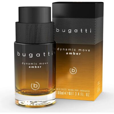Bugatti Dynamic Move Amber - Água de Colônia para Homens 100ml Bugatti Dynamic Move Amber - Água de Colônia para Homens 100ml
