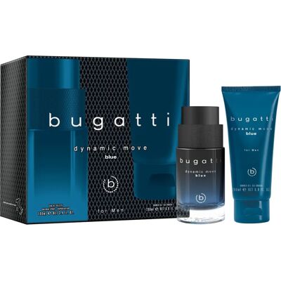 Bugatti Dynamic Move Blue - Citrus Woody Eau de Toilette 300ml set Bugatti Dynamic Move Blue - Citrus Woody Eau de Toilette 300ml set