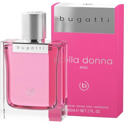 BUGATTI Bella Donna Rosa EdP - Profumo floreale fruttato - 60 ml BUGATTI Bella Donna Rosa EdP - Profumo floreale fruttato - 60 ml