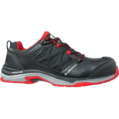 Albatros ULTRATRAIL BLACK LOW S3 ESD HRO SRC Sicherheitsschuh - Leder, Schwarz/Rot, Modell ULTRATRAIL Albatros ULTRATRAIL BLACK LOW S3 ESD HRO SRC Sicherheitsschuh - Leder, Schwarz/Rot, Modell ULTRATRAIL