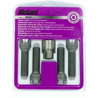 Verrou de roue McGard BR1018 - Embase sphérique - Pour VW et autres Verrou de roue McGard BR1018 - Embase sphérique - Pour VW et autres
