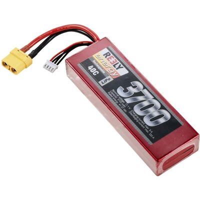 Reely Batteripakke - 11.1V 3700mAh 3S 40C Hardcase XT90 Reely Batteripakke - 11.1V 3700mAh 3S 40C Hardcase XT90