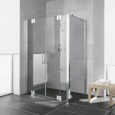 Porte de douche en verre argenté Kermi Pasa XP 1185-1245mm - Porte de douche - Publicité Porte de douche en verre argenté Kermi Pasa XP 1185-1245mm - Porte de douche - Publicité