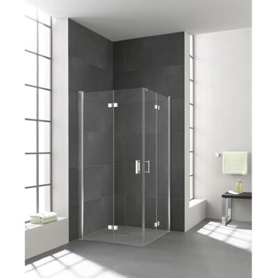 Porte pliante de douche Kermi Diga - Argent Brillant, Verre de Sécurité 6mm - Entrée d'angle - Publicité Porte pliante de douche Kermi Diga - Argent Brillant, Verre de Sécurité 6mm - Entrée d'angle - Publicité