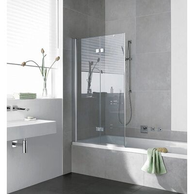 Kermi Diga Paroi de Baignoire Pliable - Verre de Sécurité, Blanc - Publicité Kermi Diga Paroi de Baignoire Pliable - Verre de Sécurité, Blanc - Publicité