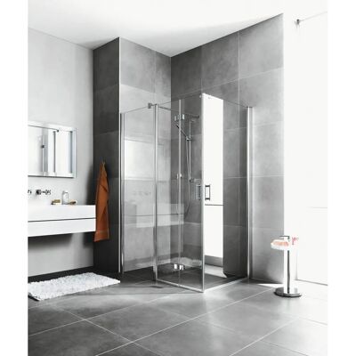 Porte de douche Kermi Diga - Argent Brillant - Verre de Sécurité 6mm - Publicité Porte de douche Kermi Diga - Argent Brillant - Verre de Sécurité 6mm - Publicité