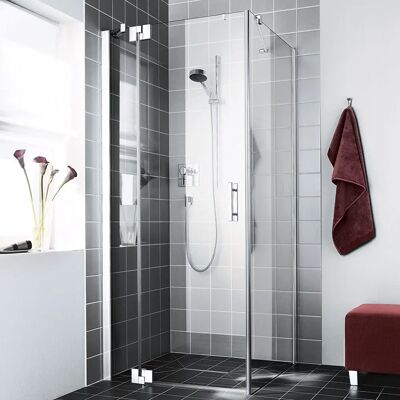 Kermi Marke FX1WL 100x200cm Silber hochglanz Sicherheitsglas Duschtür Kermi Marke FX1WL 100x200cm Silber hochglanz Sicherheitsglas Duschtür