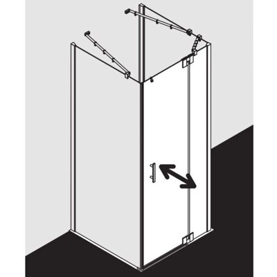 Kermi Marque FX1WR - Porte de Douche avec Panneau Fixe - Publicité Kermi Marque FX1WR - Porte de Douche avec Panneau Fixe - Publicité