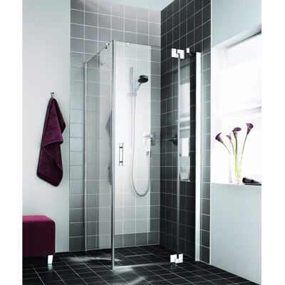 Porte de Douche Kermi - Hauteur 1850mm, Argent, Verre de Sécurité 6mm - Publicité Porte de Douche Kermi - Hauteur 1850mm, Argent, Verre de Sécurité 6mm - Publicité