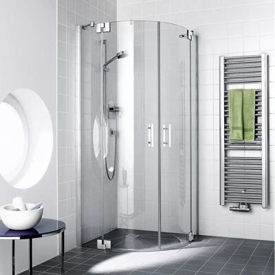 Porte battante quart de cercle Kermi FXP55 - Douche - Publicité Porte battante quart de cercle Kermi FXP55 - Douche - Publicité