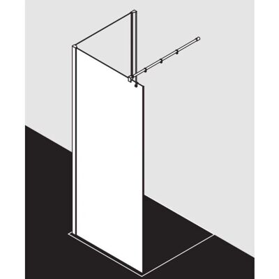 Kermi Filia XP Silber Hochglanz 100x200cm - Duschabtrennung Kermi Filia XP Silber Hochglanz 100x200cm - Duschabtrennung