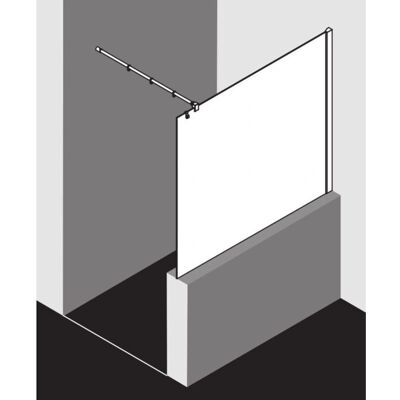 Kermi FXTWF 120x185cm Paroi de Douche - Verre Sécurit - Publicité Kermi FXTWF 120x185cm Paroi de Douche - Verre Sécurit - Publicité