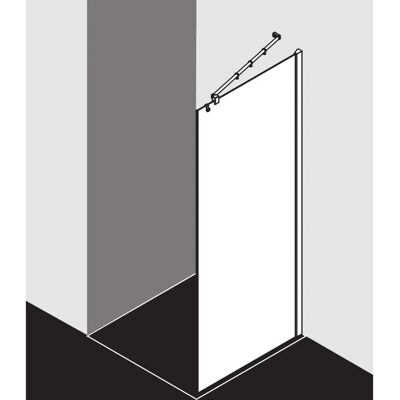 Kermi Filia XP 100x200cm Douche Walk-In - Paroi de douche - Publicité Kermi Filia XP 100x200cm Douche Walk-In - Paroi de douche - Publicité