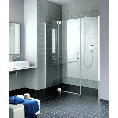 Porte de douche en verre Kermi Filia XP - 1 panneau, Argent brillant, 185cm - Publicité Porte de douche en verre Kermi Filia XP - 1 panneau, Argent brillant, 185cm - Publicité