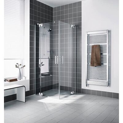 Porte de douche d'angle Kermi Filia XP - Argent brillant, 103x185cm - Publicité Porte de douche d'angle Kermi Filia XP - Argent brillant, 103x185cm - Publicité