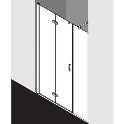 Porte de douche Kermi Diga - Argent brillant, 110x185cm, Verre de sécurité - Publicité Porte de douche Kermi Diga - Argent brillant, 110x185cm, Verre de sécurité - Publicité