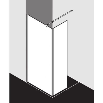 Kermi Walk-In Douche - Argent Brillant, 2000mm H, 1180-1200mm L, Verre de Sécurité - Publicité Kermi Walk-In Douche - Argent Brillant, 2000mm H, 1180-1200mm L, Verre de Sécurité - Publicité