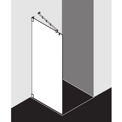 Kermi Argent Brillant Walk-In Dusch Enclosure - Walk-In Dusch - Publicité Kermi Argent Brillant Walk-In Dusch Enclosure - Walk-In Dusch - Publicité