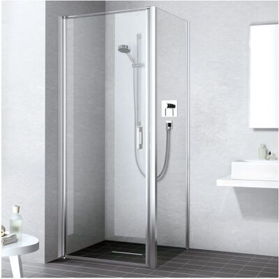 Kermi Liga Pendeltür 85x200cm - Sicherheitglas, Silber Kermi Liga Pendeltür 85x200cm - Sicherheitglas, Silber