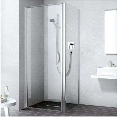 Kermi - Liga Duschabtrennung - Sicherheitsglas 5mm - Silber Mattglanz Kermi - Liga Duschabtrennung - Sicherheitsglas 5mm - Silber Mattglanz
