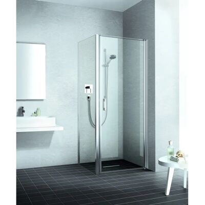 Porte de Douche Kermi Liga - Pivotante, Réversible, Verre de Sécurité - Publicité Porte de Douche Kermi Liga - Pivotante, Réversible, Verre de Sécurité - Publicité