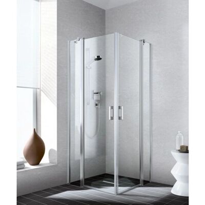 Kermi - Entrée d’angle Liga - 100cm/200cm - Douche - Publicité Kermi - Entrée d’angle Liga - 100cm/200cm - Douche - Publicité