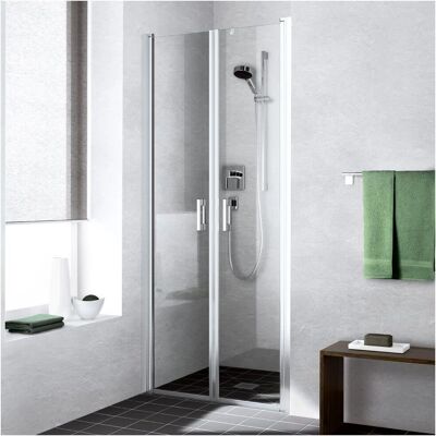 Kermi Marque LIGA Porte de Douche Double Pivotante - Paroi de Douche - Publicité Kermi Marque LIGA Porte de Douche Double Pivotante - Paroi de Douche - Publicité