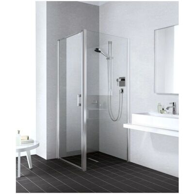 Kermi LIGA Zijwand - 90x185cm, Zilver Mat, ESG Helder Douchescherm Kermi LIGA Zijwand - 90x185cm, Zilver Mat, ESG Helder Douchescherm