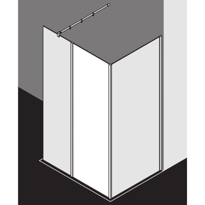 Kermi Modèle XB - Paroi de douche en verre de sécurité - 617x200cm - Argent Brillant - Publicité Kermi Modèle XB - Paroi de douche en verre de sécurité - 617x200cm - Argent Brillant - Publicité
