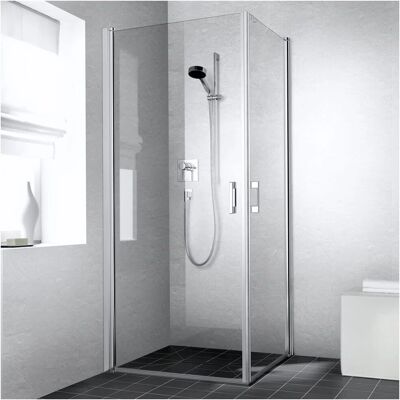 Kermi Liga Entrée d'angle - Porte de Douche en Verre - Verre de Sécurité - Publicité Kermi Liga Entrée d'angle - Porte de Douche en Verre - Verre de Sécurité - Publicité