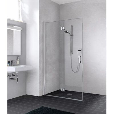 Paroi de douche Kermi Liga Walk-In - Argent brillant - 200cm - Publicité Paroi de douche Kermi Liga Walk-In - Argent brillant - 200cm - Publicité