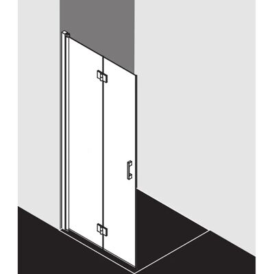 Kermi Liga Walk-In Wand Dusch 120x200cm - Silber Hochglanz Kermi Liga Walk-In Wand Dusch 120x200cm - Silber Hochglanz